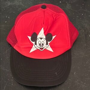 Vintage Mickey Mouse Trucker Snap Back Hat - Adult Size